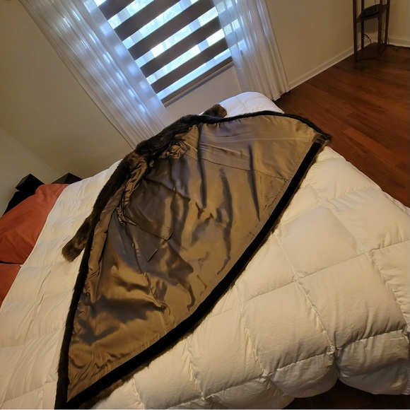 Canadian Beaver vintage Fur Coat 🧥 Full Length. Long and elegant - Picture 7 of 7